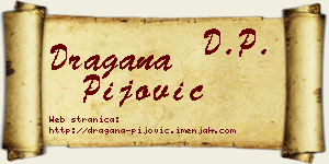 Dragana Pijović vizit kartica